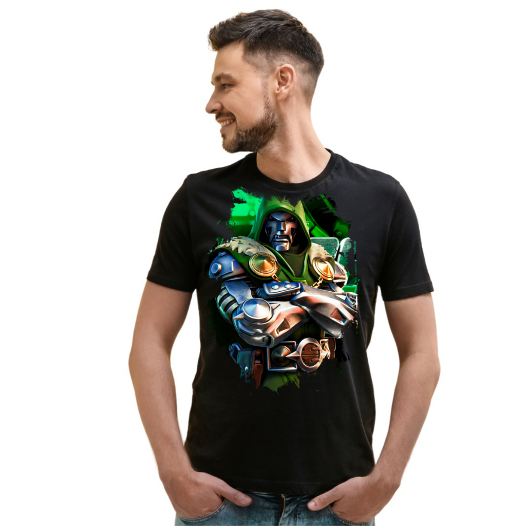 TSHIRT UNISSEX BABYLOOK ADULTO E INFANTIL DR DESTINO 100 % ALGODAO