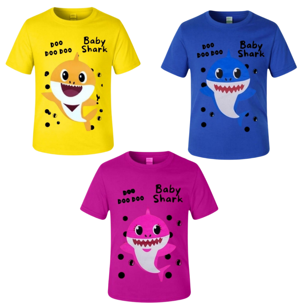 Baby Shark  - CAMISETA Fantasia Infantil Personagens Meninos Naruto Hulk Homem Aranha Bolofofos em Oferta na Shopee