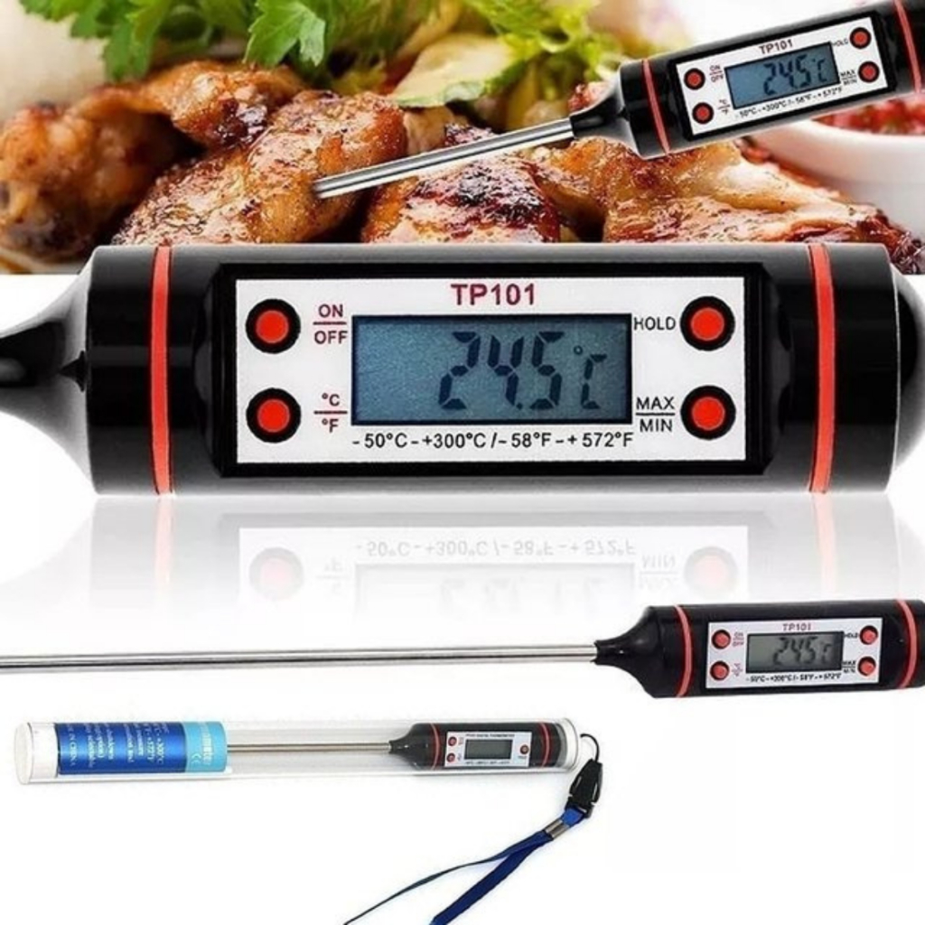 Termometro culinario para receitas e cozimento ou temperatura de receitas
