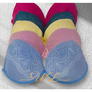 Lingerie kit com 5 conjuntos de calcinhas + sutiãs com bojo em Oferta na Shopee