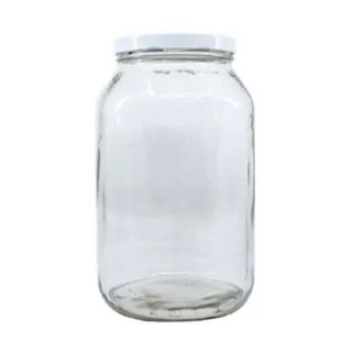 1 Pote de 3 Litros de Vidro, Grande, com Tampa Metálica 113mm. Ideal para conservas e kombucha. em Oferta na Shopee