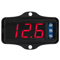 Voltimetro Taramps Vtr-1000 V2 Led 5A Fácil Instalação Som Automotivo Medidor Bateria