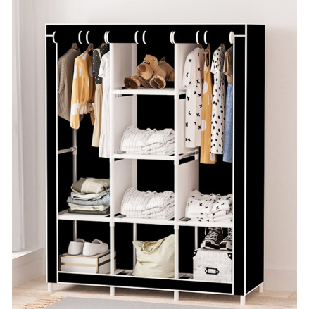 Guarda Roupa Cabideiro com Prateleira Mobilia Para Quarto Solteiro ou Casal