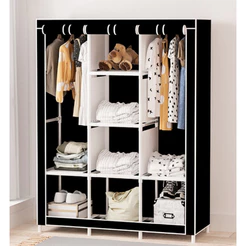 Guarda Roupa Cabideiro com Prateleira Mobilia Para Quarto Solteiro ou Casal