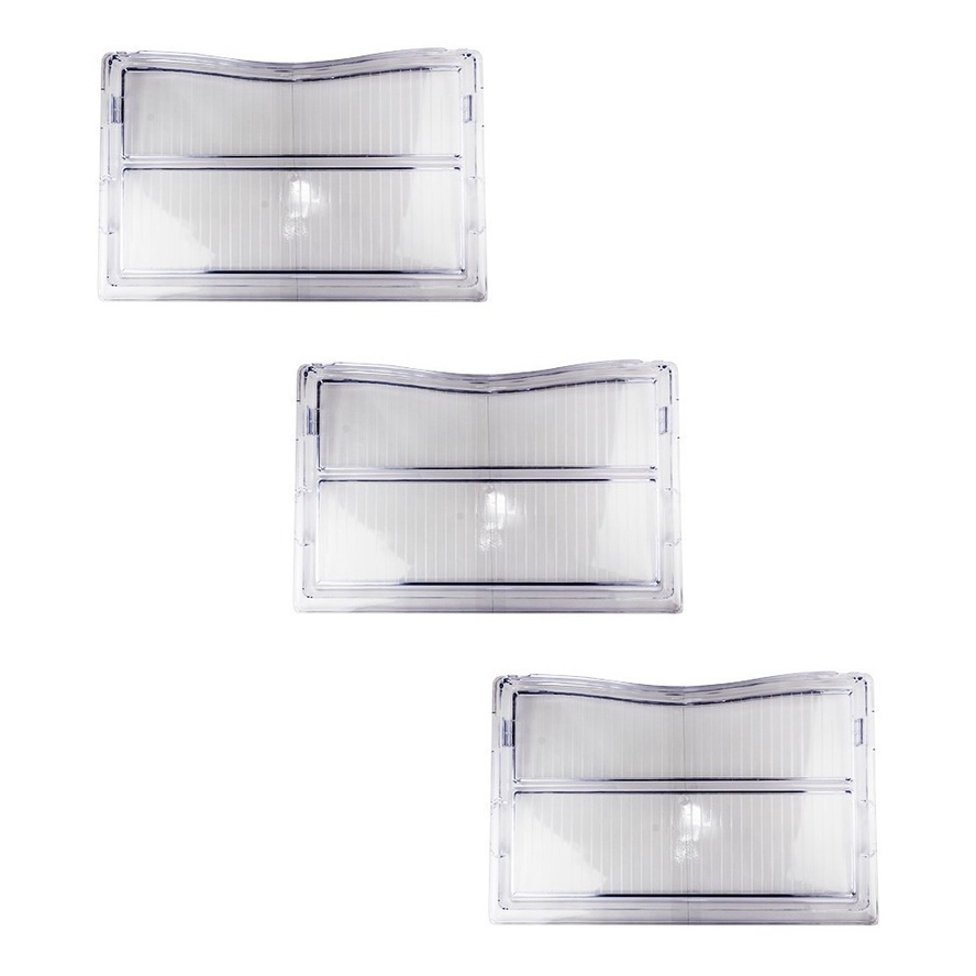 Kit Com3 Prateleiras Geladeira Electrolux Dc45 Dc46 Dc47 Df35 Dff39