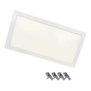 Painel Plafon Led Embutir Retangular 36w 30x60 Branco Quente Branco Neutro Bivolt
