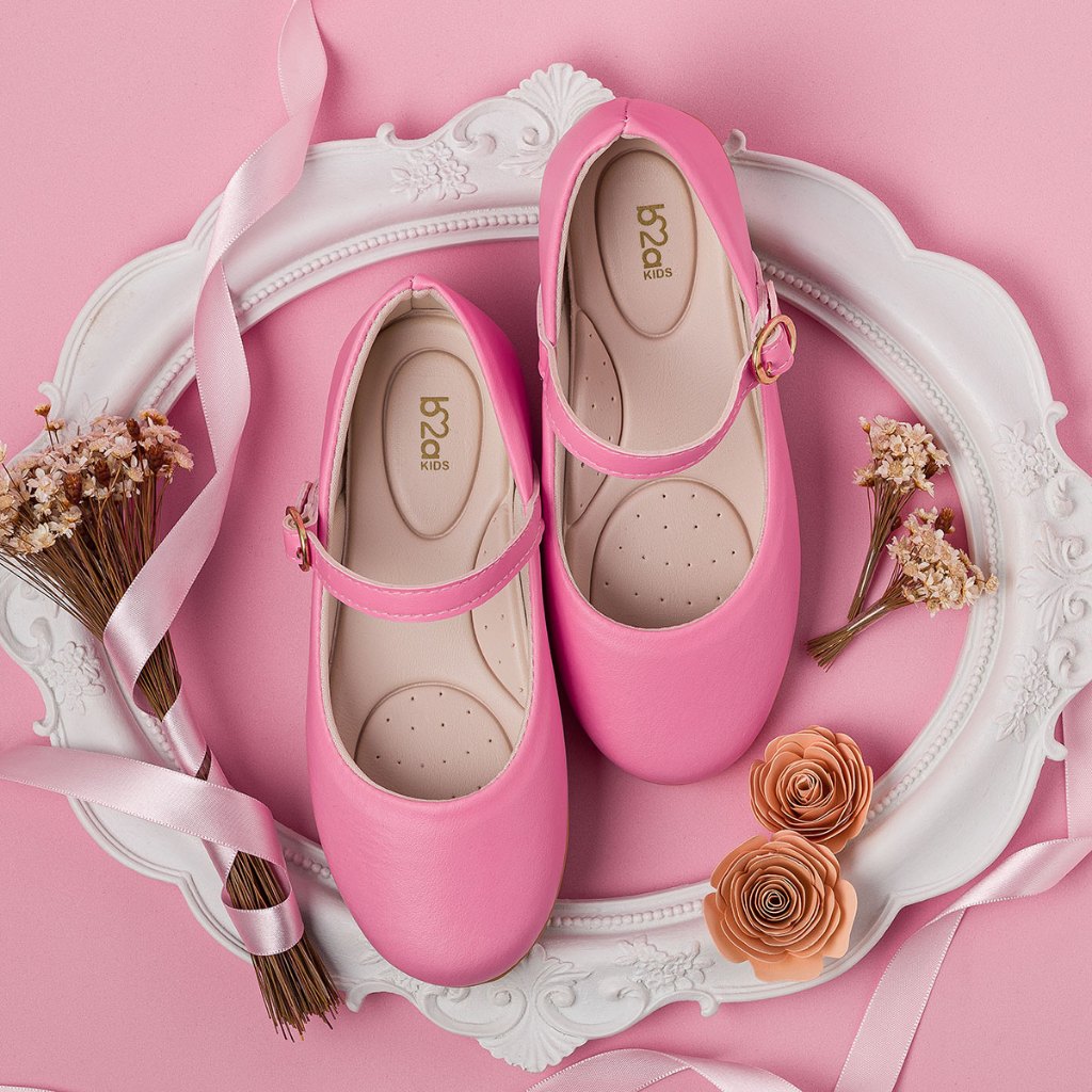 Sapatilha Infantil feminina B2A Rosa basica 2500 - 20 ao 34 em Oferta na Shopee