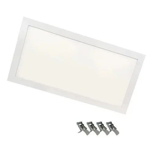 Painel Plafon Led Embutir Retangular 36w 30x60 branco frio / Branco Quente/ Branco Neutro Bivolt