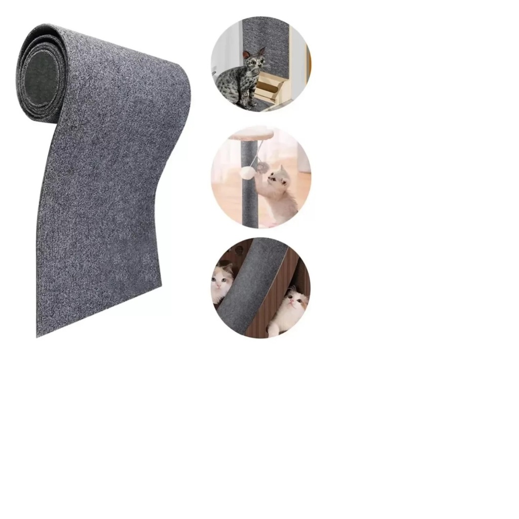 Arranhador Para Gatos Protetor Sofa Adesivo Parede Carpete 1x30