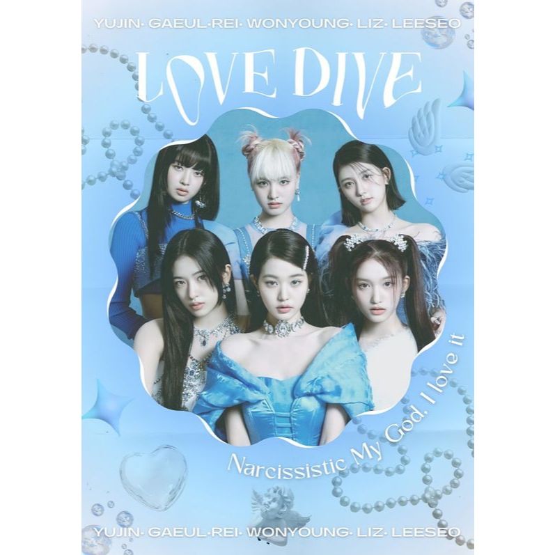 Poster IVE - Ive - Cantoras - Kpop