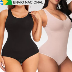BODY MODELADOR ORGINAL | Cinta Alta compressão | Alça reforçada | Reduz medidas e afina cintura | Corselet feminino