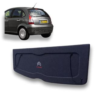 Tampão Porta Malas Citroen C3 G1 2002 A 2012 Grafite c/ Cordinha Furo 6x9 em Oferta na Shopee