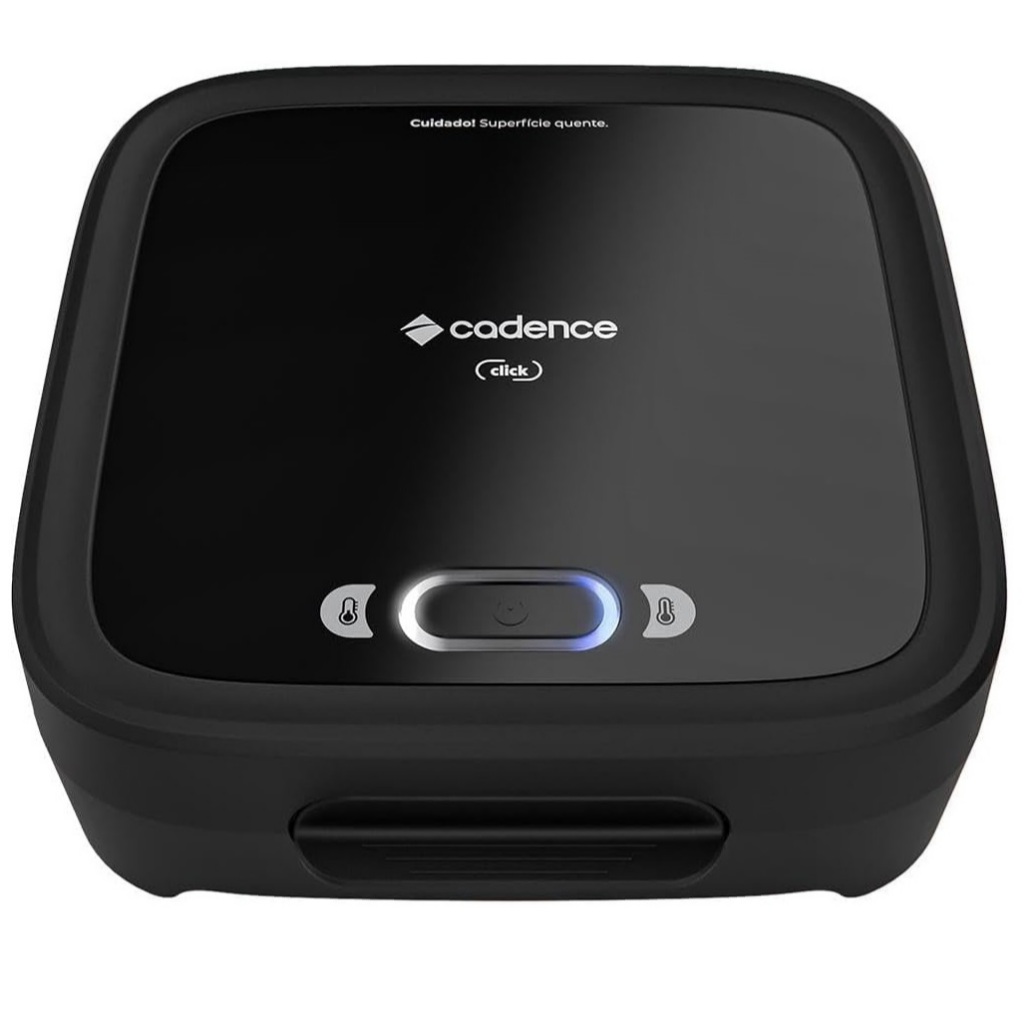Sanduicheira Elétrica Cadence Click San400 preto em Oferta na Shopee