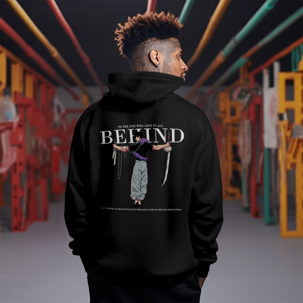 Blusa Moletom Toji Fushiguro Behind Anime REF 1979 Home Custom