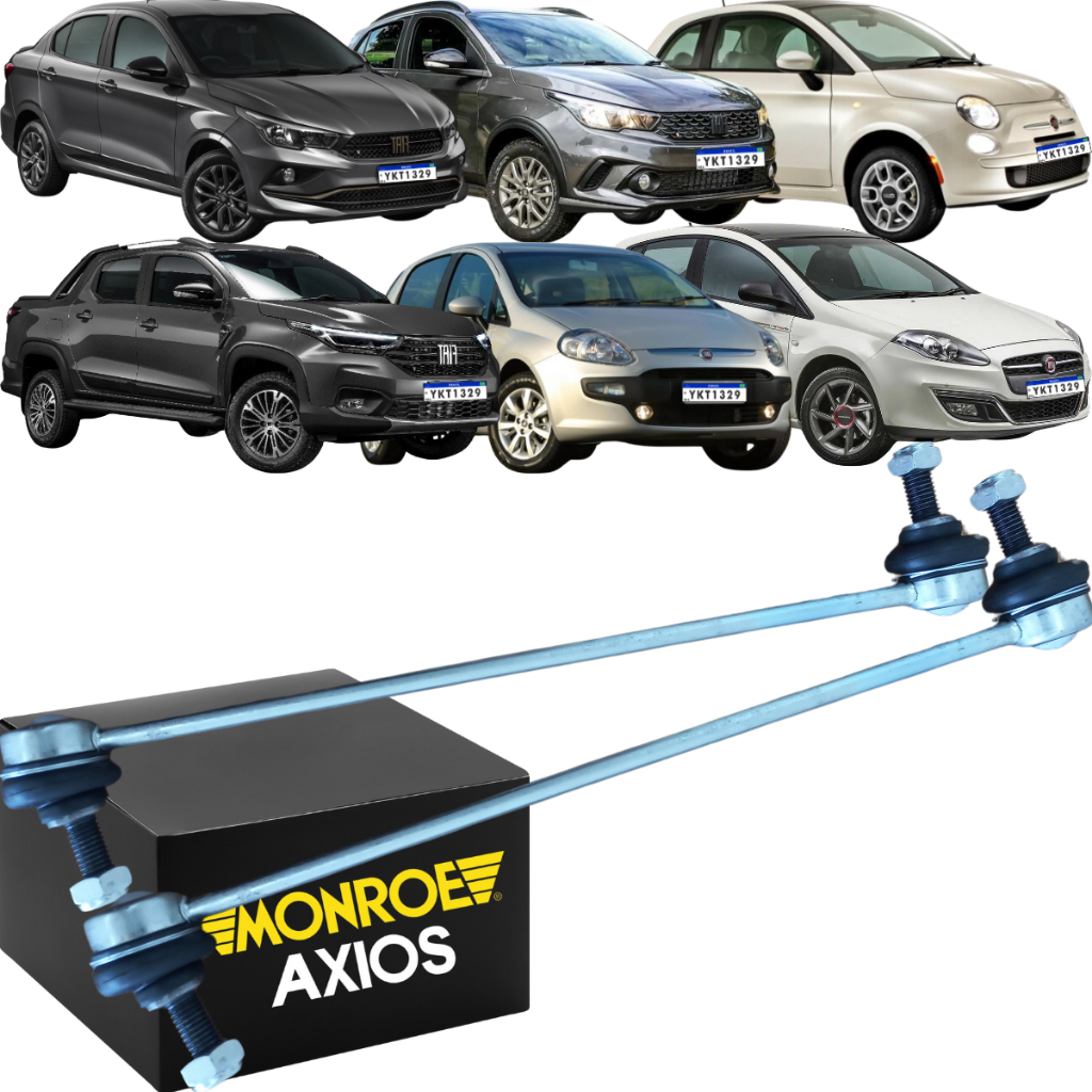 Par Bieleta Dianteira Axios Argo Cronos Pulse Stilo Strada em Oferta na Shopee