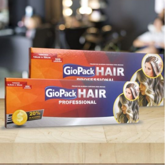 Papel Alumínio para Mechas Luzes no Cabelo 9,5x30 cabelereiro profisional 400 unidades