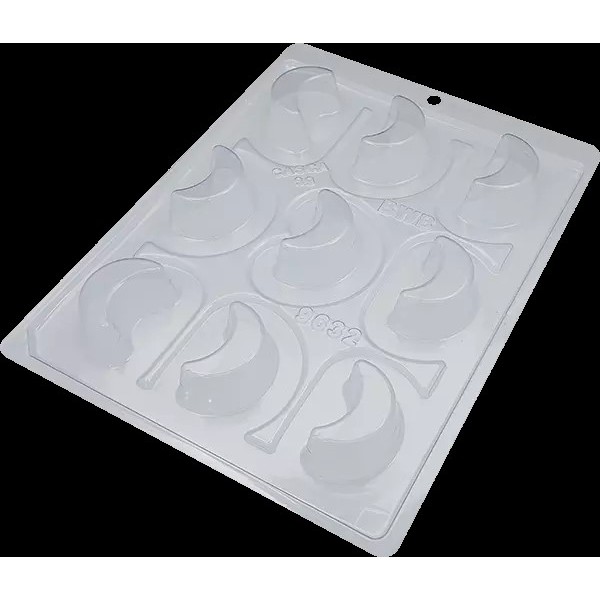Forma de acetato com silicone Meia Lua Gourmet- BWB