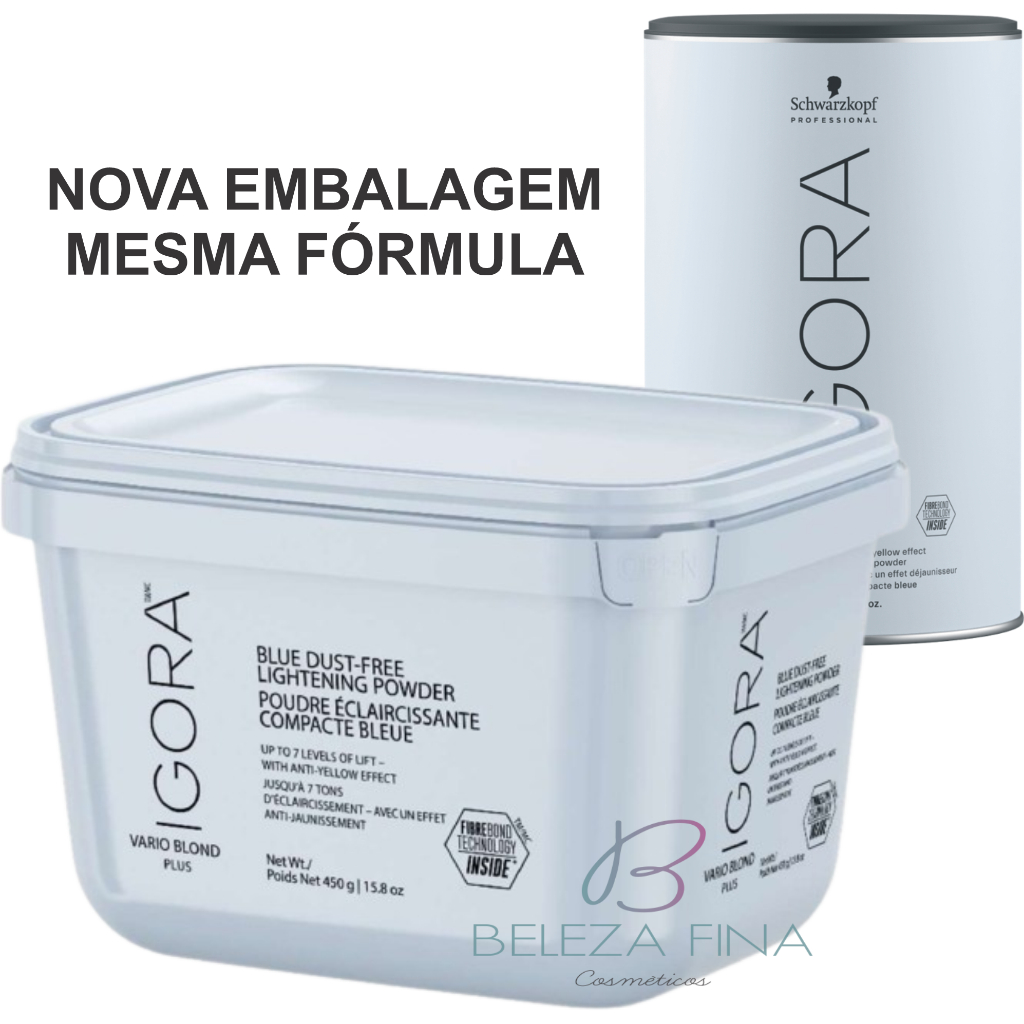 Pó Descolorante Igora Vario Blond Plus 450g