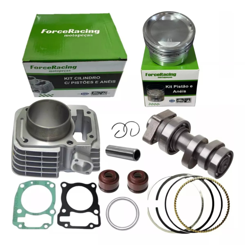 Kit 190cc Para Honda Fan Cg Titan 150 + Comando Preparado
