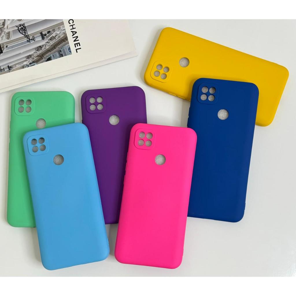 Kit Capinha Capa Case compatível Para - Redmi 9C / Redmi 10A - Com Película Silicone Aveludado em Oferta na Shopee