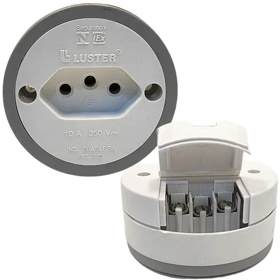 KIT 4 TOMADAS DE SOBREPOR 10A/20A [LTR] — imagem 2 de 2