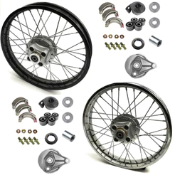 Roda Traseira Espelho Rolamento Retentor Cinta Raios 4 ou 3,5mm Cg 125 Bolinha Titan Today 79 a 99 ML 125 Turuna Xls 125