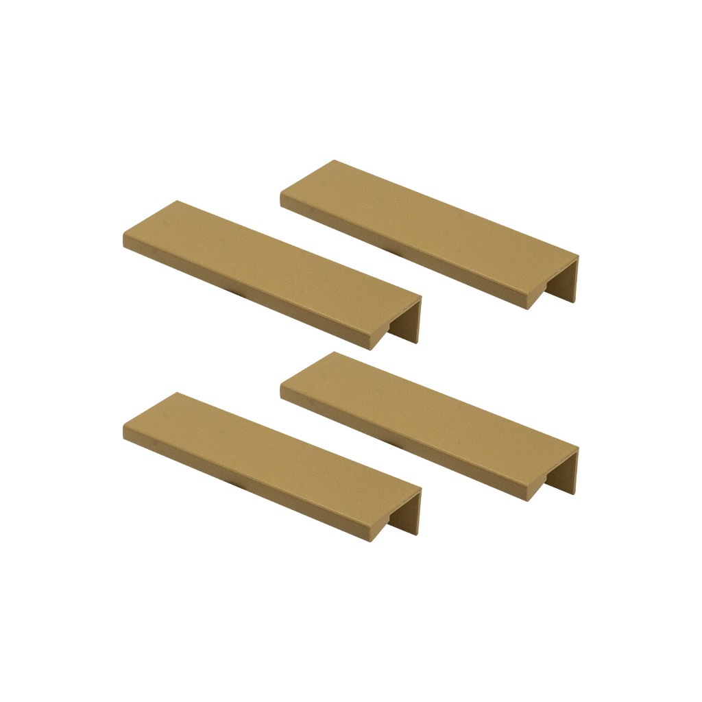 Kit 4 Puxador Para Quarto Cozinha Armario Livorno Slim 64mm