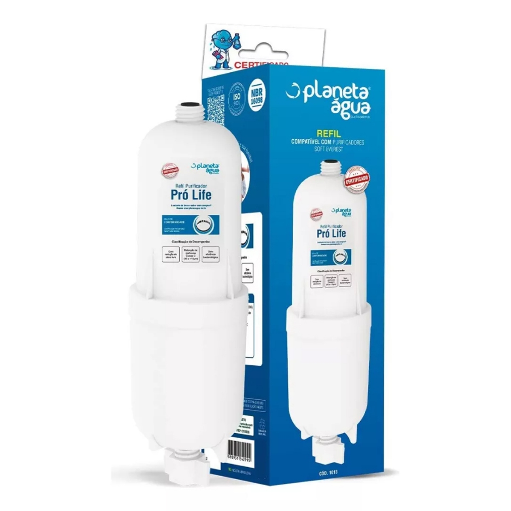 Refil Planeta Água Pro Life Compatível Soft Everest Branco - Home Appliances