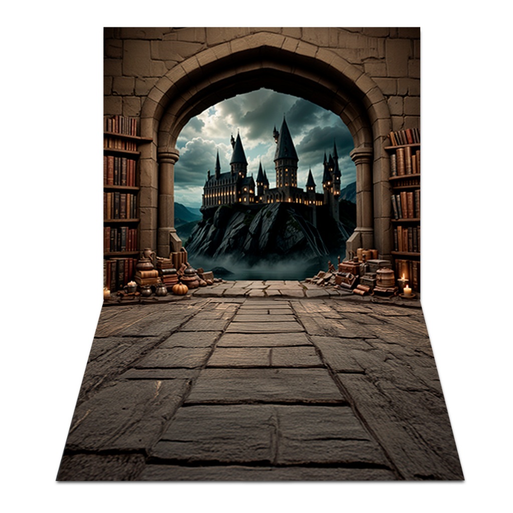 Fundo Fotográfico Castelo Em Tecido PN-01688