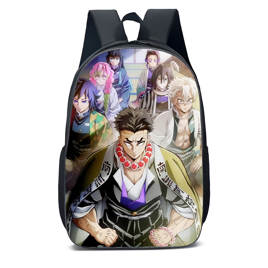 Mochila Escolar Infantil Juvenil Demon slayer personagens anime novidades