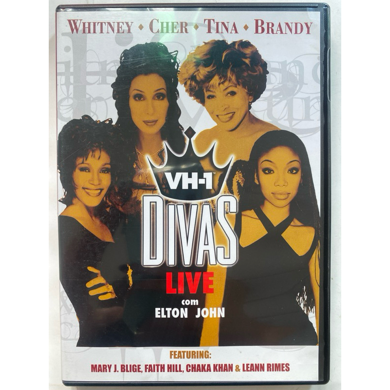 DVD: VH-1 Divas Live com Elton John, Whitney, Cher, Tina e Brandy