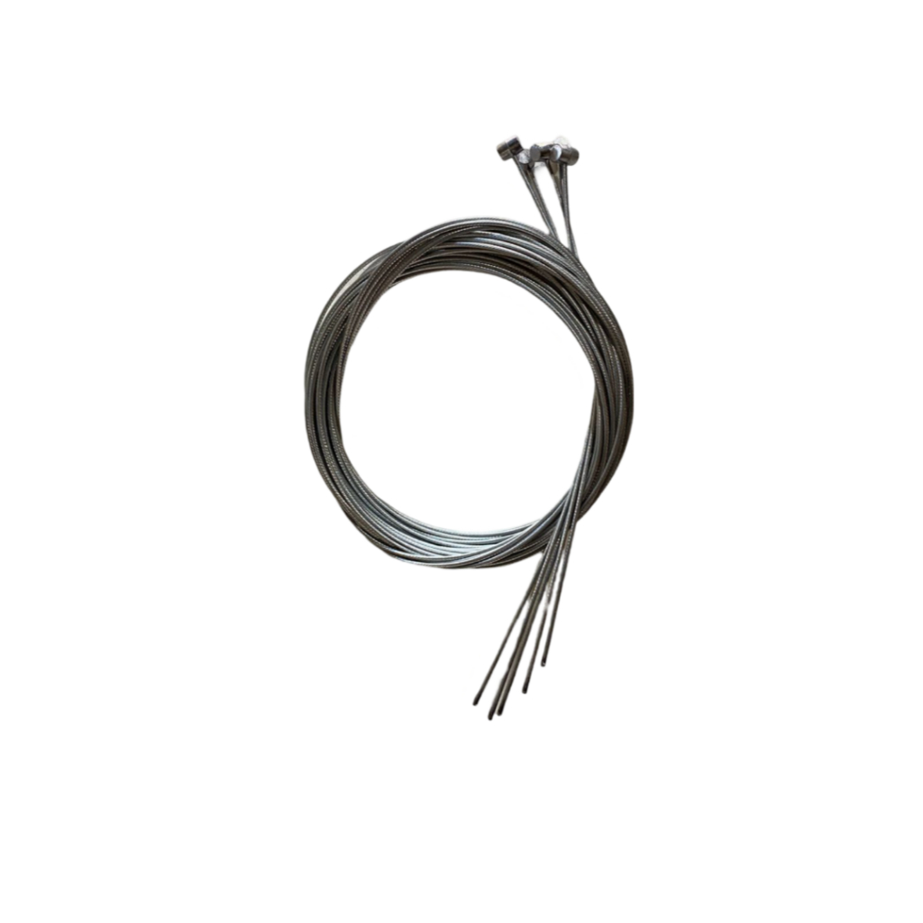 KIT COM 5 CABO DE FREIO MTB COM TAMANHO DE 1.800 MM IDEAL PARA FREIO  V BREKE E TAMBEM PARA FREIO A DISCO