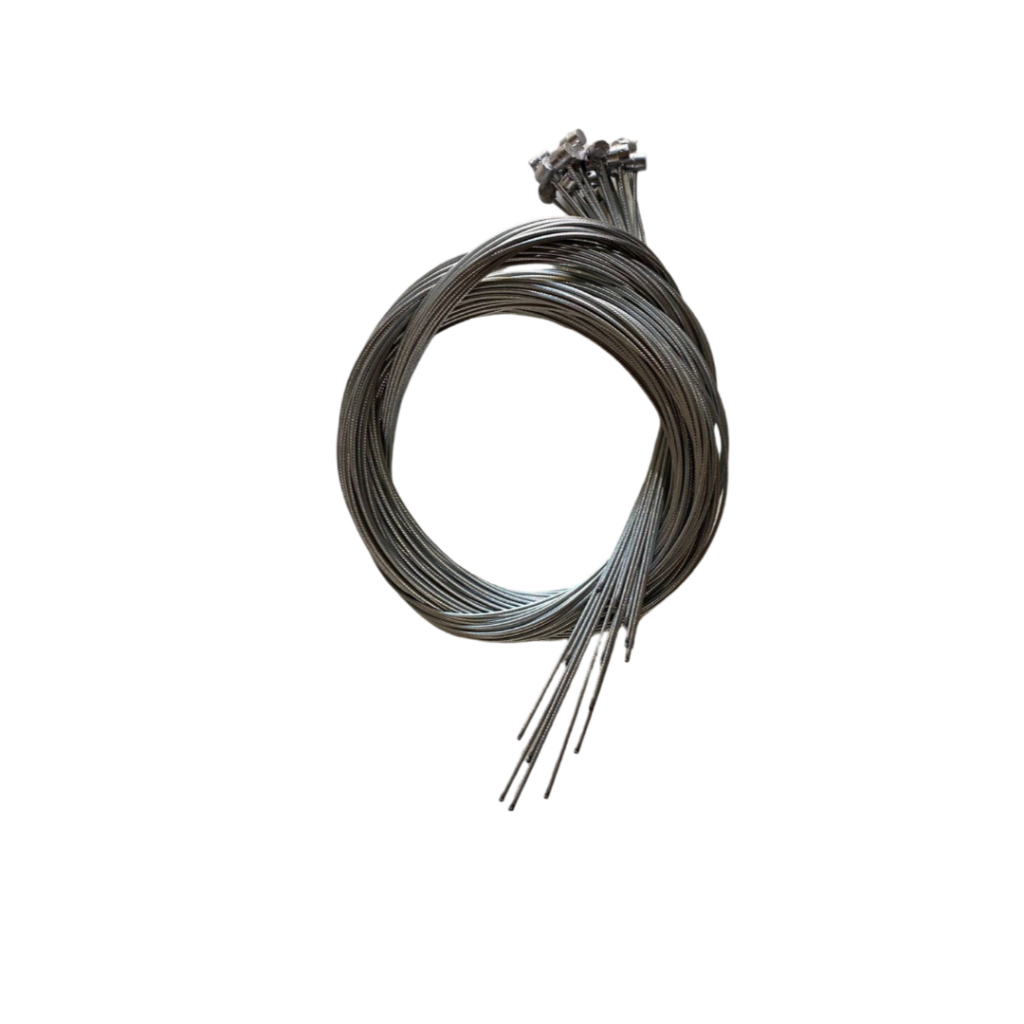 KIT COM 20 DE CABO DE FREIO MTB COM TAMANHO DE 1.800 MM IDEAL PARA FREIO  V BREKE E TAMBEM PARA FREIO A DISCO