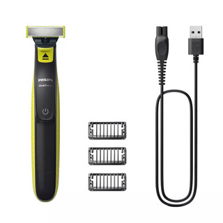 Aparador e raspador Philips OneBlade QP2724/10 com 3 pentes, à prova d’água - Bivolt em Oferta na Shopee