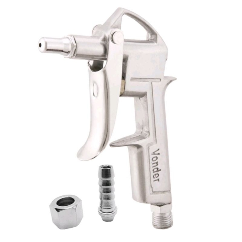 Pistola de ar comprimido para limpeza máquinas e equipamentos em aluminio rosca 1/4