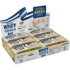 Whey Grego Bar Nutrata Sabor Beijinho com 11g de Proteína por Barra - 480g 12Un de 40g cada em Oferta na Shopee