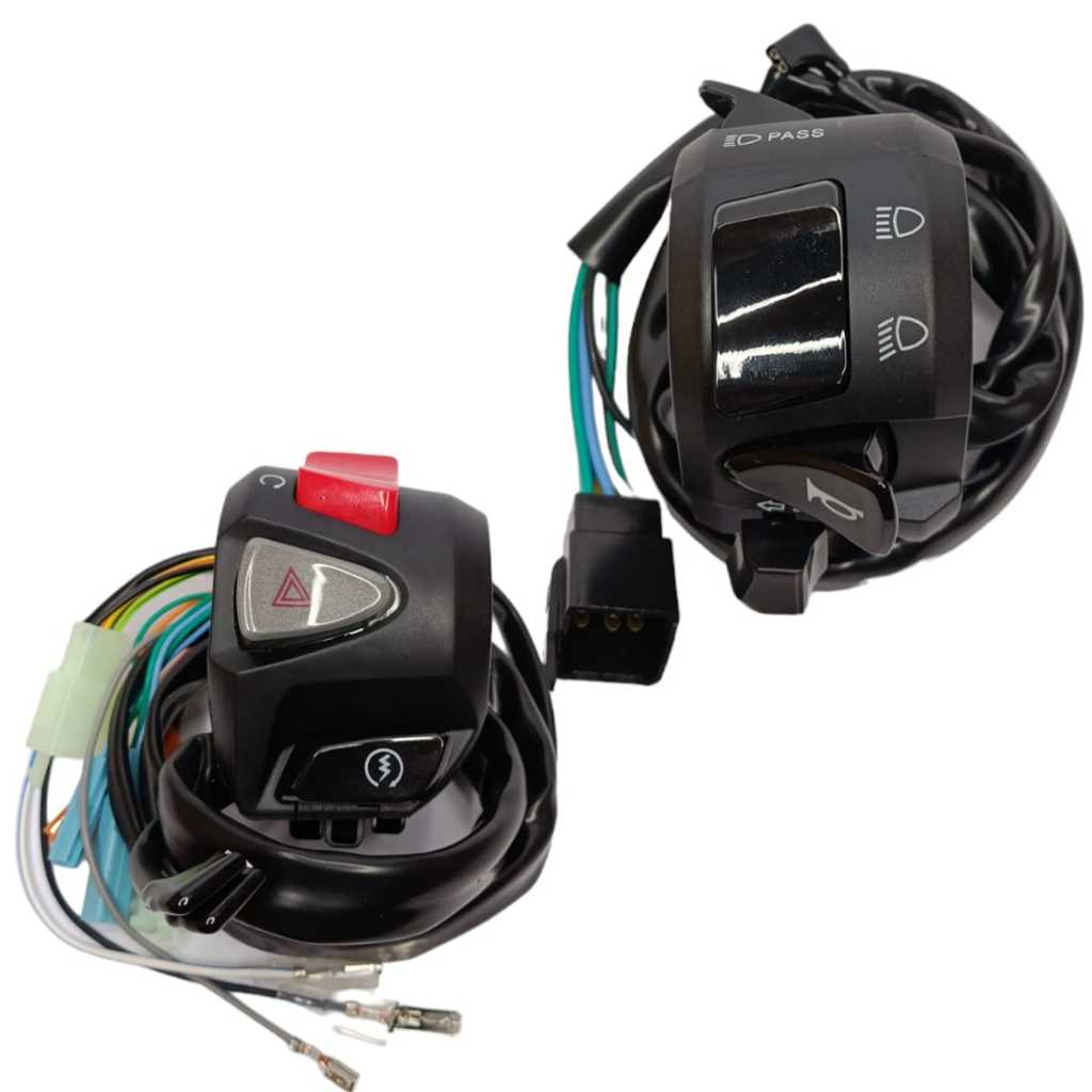 Kit Punho Chave de Partida Cb 500 Plug Cg Titan 160 Punho de Luz Interruptor Com Lampejador Fan 160