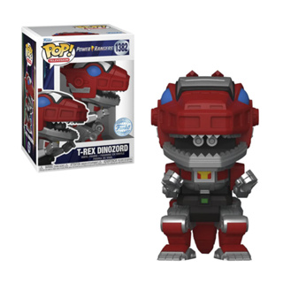 FUNKO POP POWER RANGERS EXCLUSIVE - T-REX DINOZORD 1382 NOVO ORIGINAL em Oferta na Shopee