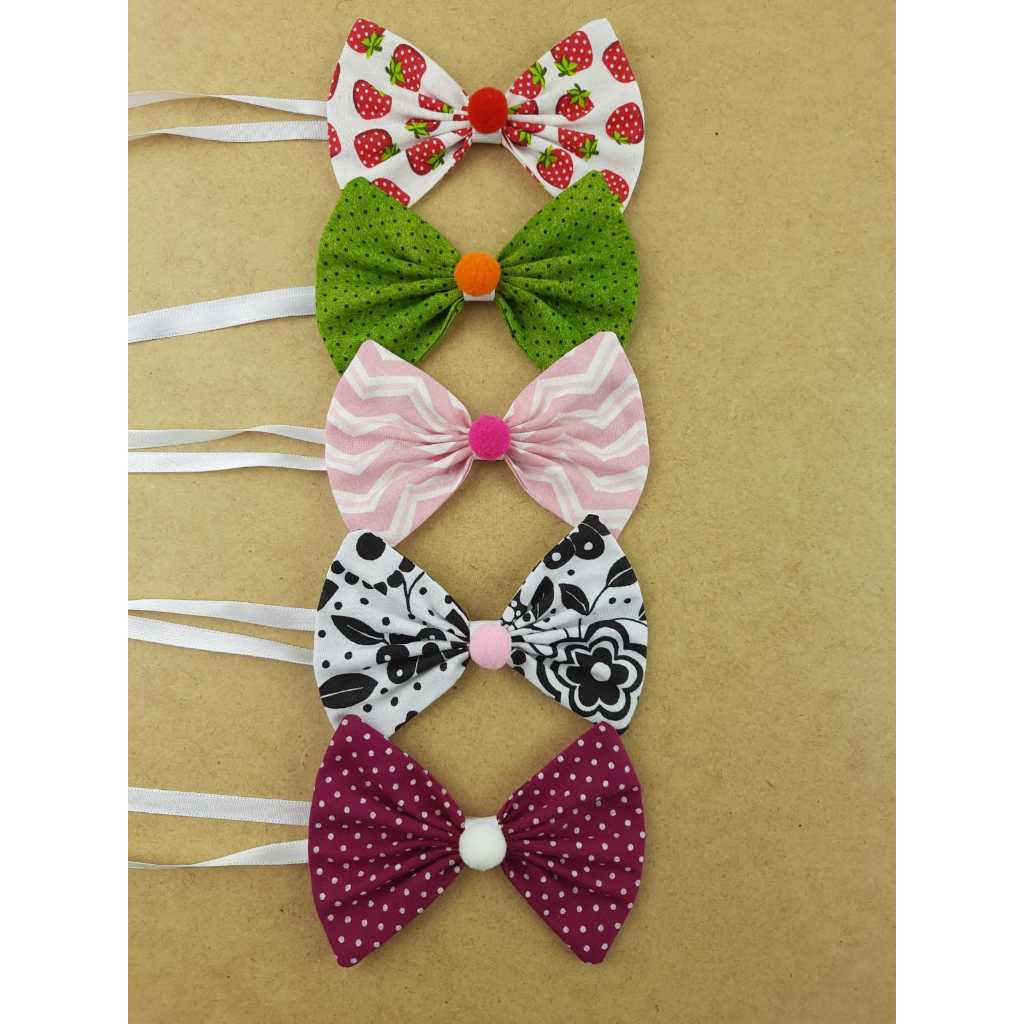 15 gravatinhas Pets Borboleta Gola Bandana de Pescoço, Laçarote Pet, Acessório Banho e Tosa e Pet Shop.