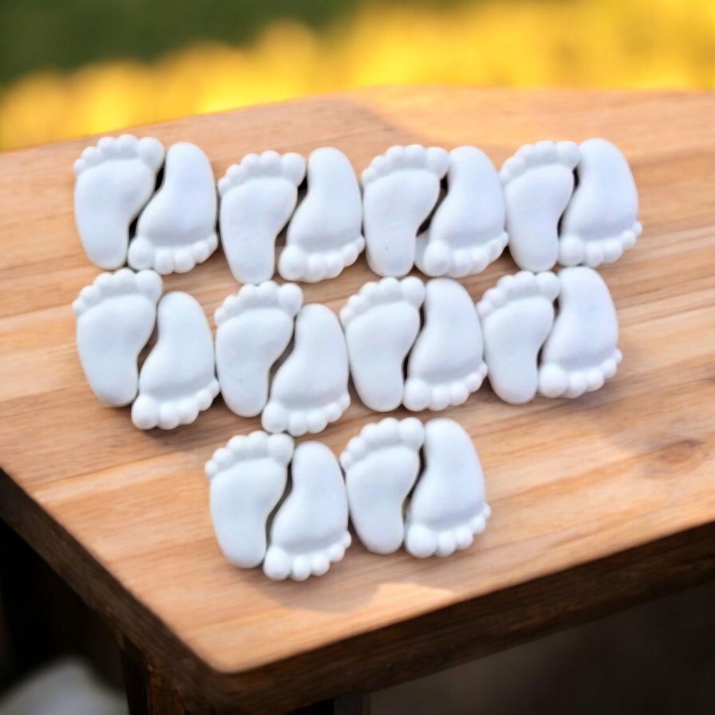 50  mini Sabonete Pezinho 3,5cm ( 50 unidades ) chá revelação bebe em Oferta na Shopee