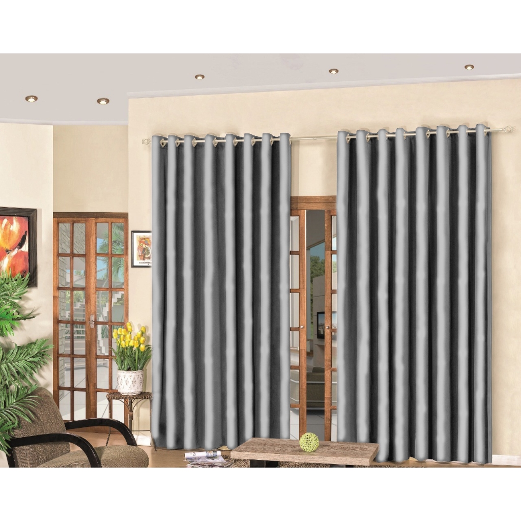 Cortina blackout 3,00 X 1,80 em tecido para Janela Sala Quarto