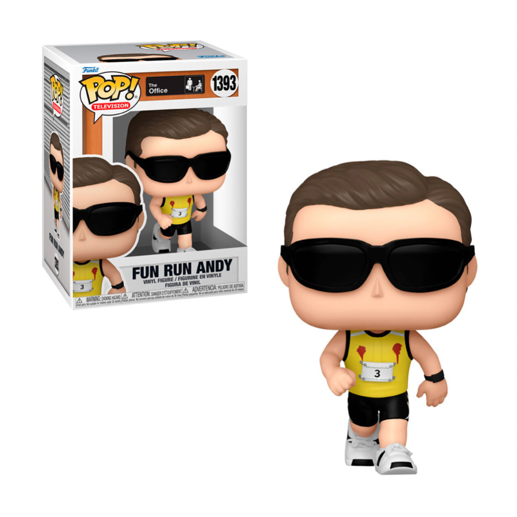 FUNKO POP THE OFFICE - FUN RUN ANDY 1393 NOVO ORIGINAL