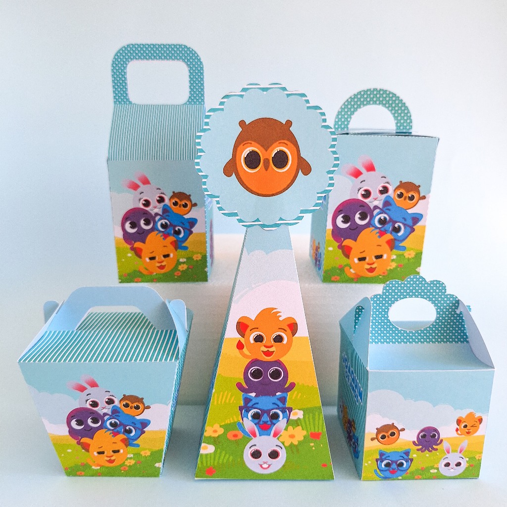 Personalizados Bolofofos - PEGUE E MONTE - kit festa - lembrancinhas - aniversário - caixinha