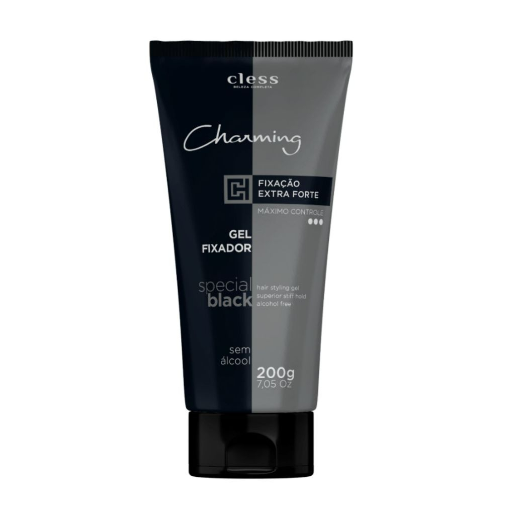 Gel Fixador Longa Duração Charming Men Extra Forte 200G em Oferta na Shopee