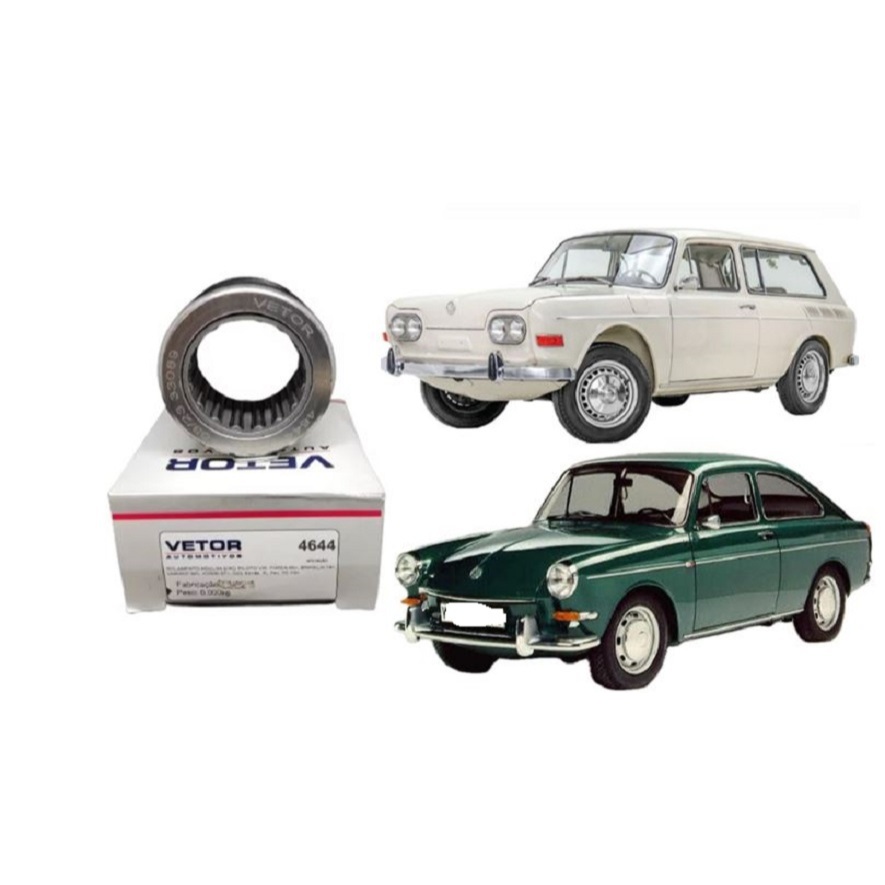 Rolamento Cambio Ponta Eixo Piloto VW TL Variant 1 2 I II Fusca Karmann Ghia Brasilia (N.F4644) Caixa de marcha Arvore Primaria Primario Ponta de agulha
