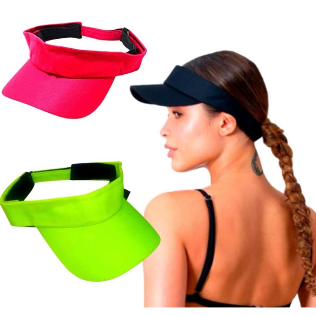 Viseira Feminina Masculina Esporte Ar Livre Boné leve Varias Cores