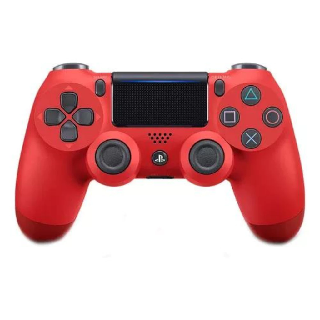 Controle Joystick Ps4 Red Compatível Playstation4 Ps4/Play4/PC