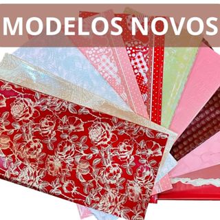 Kit Poli Sujinho 50x69 cm 50 Folhas 30 modelos em Oferta na Shopee