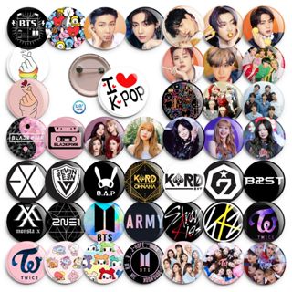 Kit 10 Botons 3,5cm Kpop - Stray Kids - Twice- Black Pink -  Vc escolhe as imagens do catálogo - Broche - Bottons em Oferta na Shopee