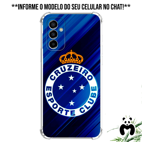 Capa Case Personalizada Celular Inspirado em Times Torcida Cruzeiro raposa Futebol Mineirão Minas